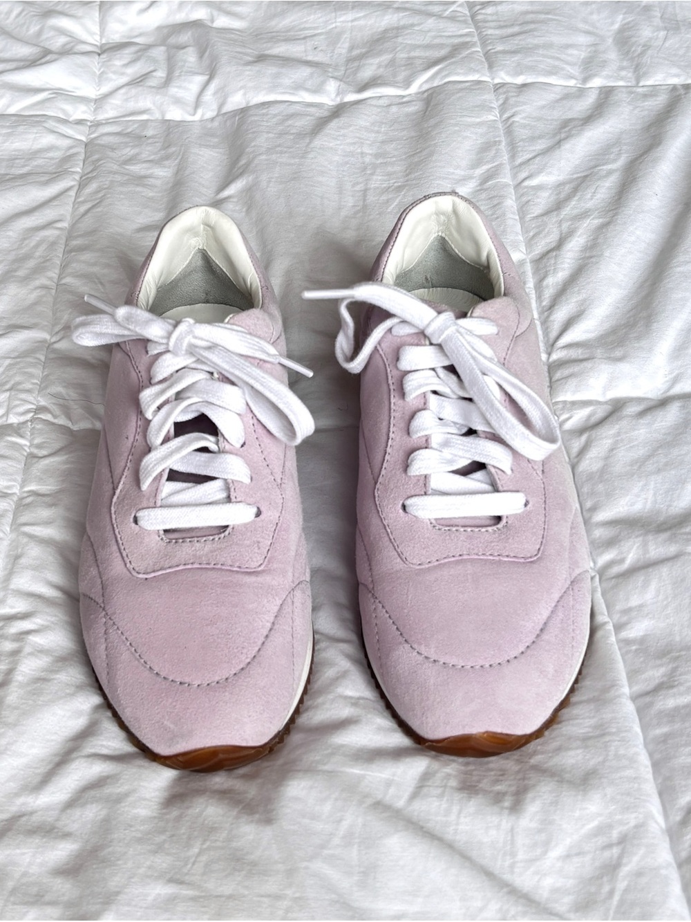 Sam Edelman Suede Sneakers - Light Lavender - Size 5 - Like New